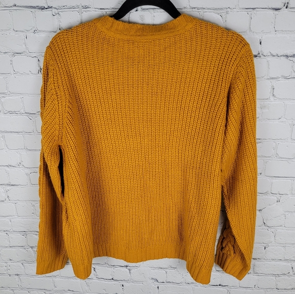 JACQUELINE DE YONG by ONLY | cable knit crewneck sweater - Picture 3 of 7